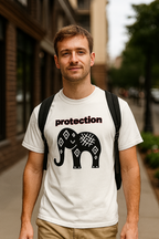 T-shirt “Protection” – L’élégance tribale au cœur du streetwear