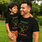 T-shirt col montant écologique unisexe