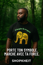 T-shirt col montant écologique unisexe