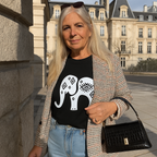 T-shirt col montant écologique unisexe