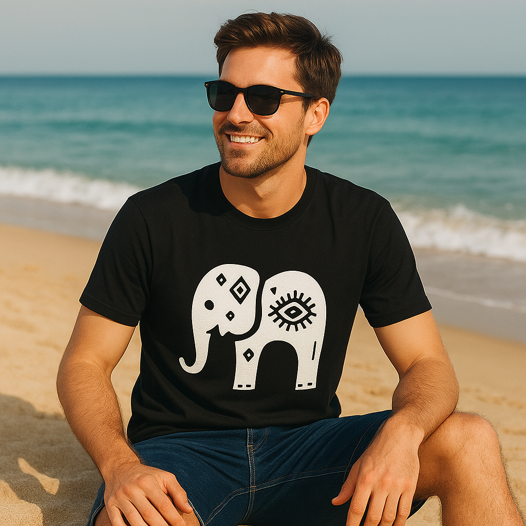 T-shirt col montant écologique unisexe